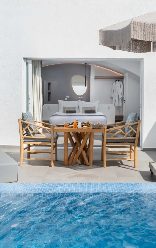 King Suite View from swimming pools.